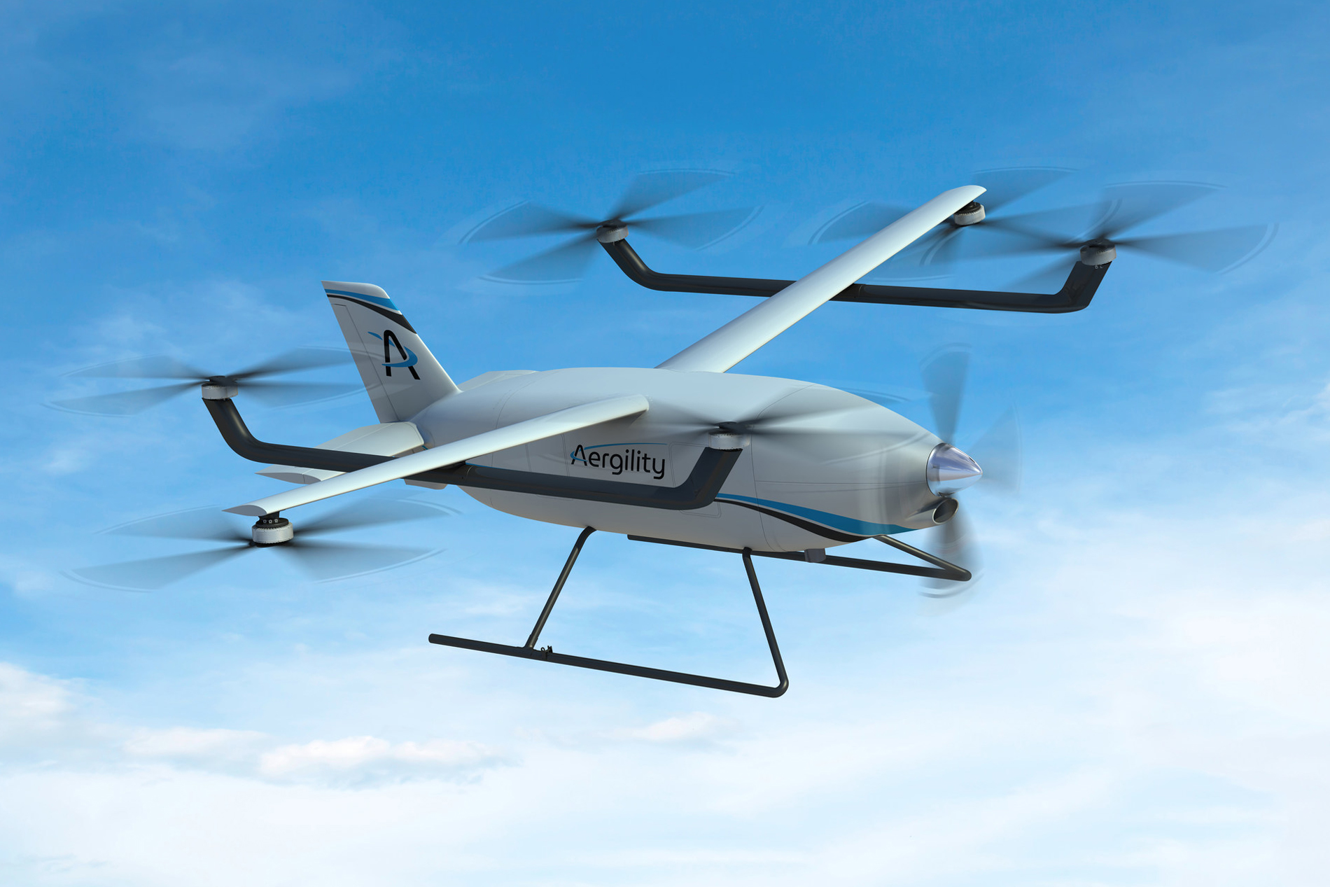Aergility Corporation Atlis Gen 3 full-scale prototype in flight Aergility Corporation Atlis Gen 3 full-scale prototype in flight